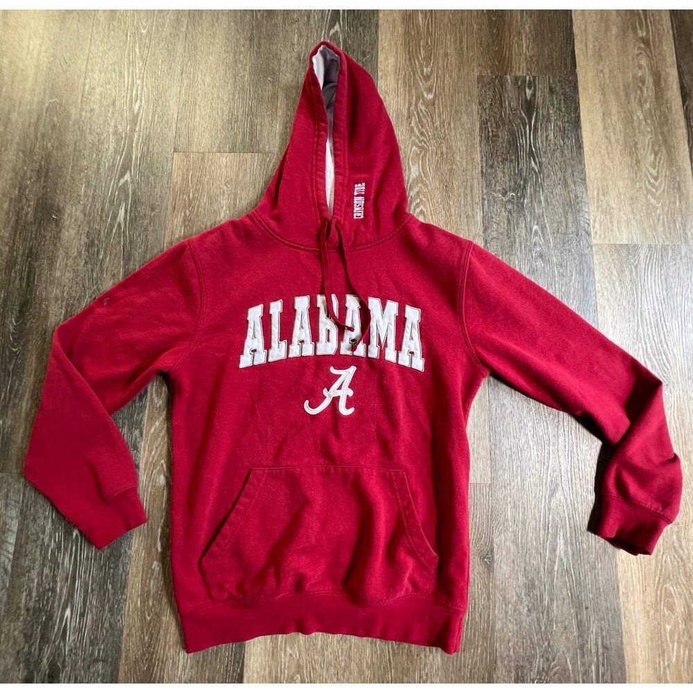 Colosseum Alabama Crimson Tide Hoodie Mens Small Red Embroidered Logo Sweatshirt